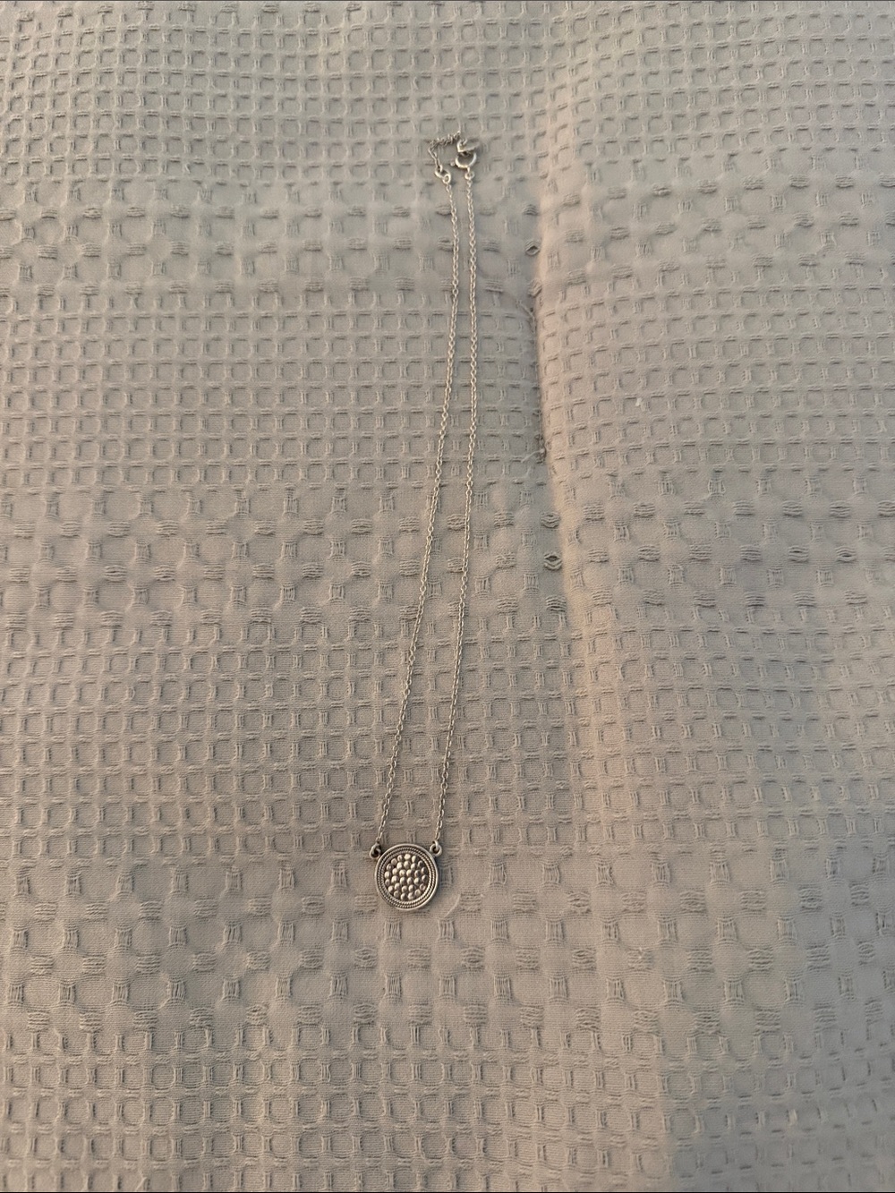 Anna Beck, 18" Silver and Gold Circle Necklace - Women Jewelry